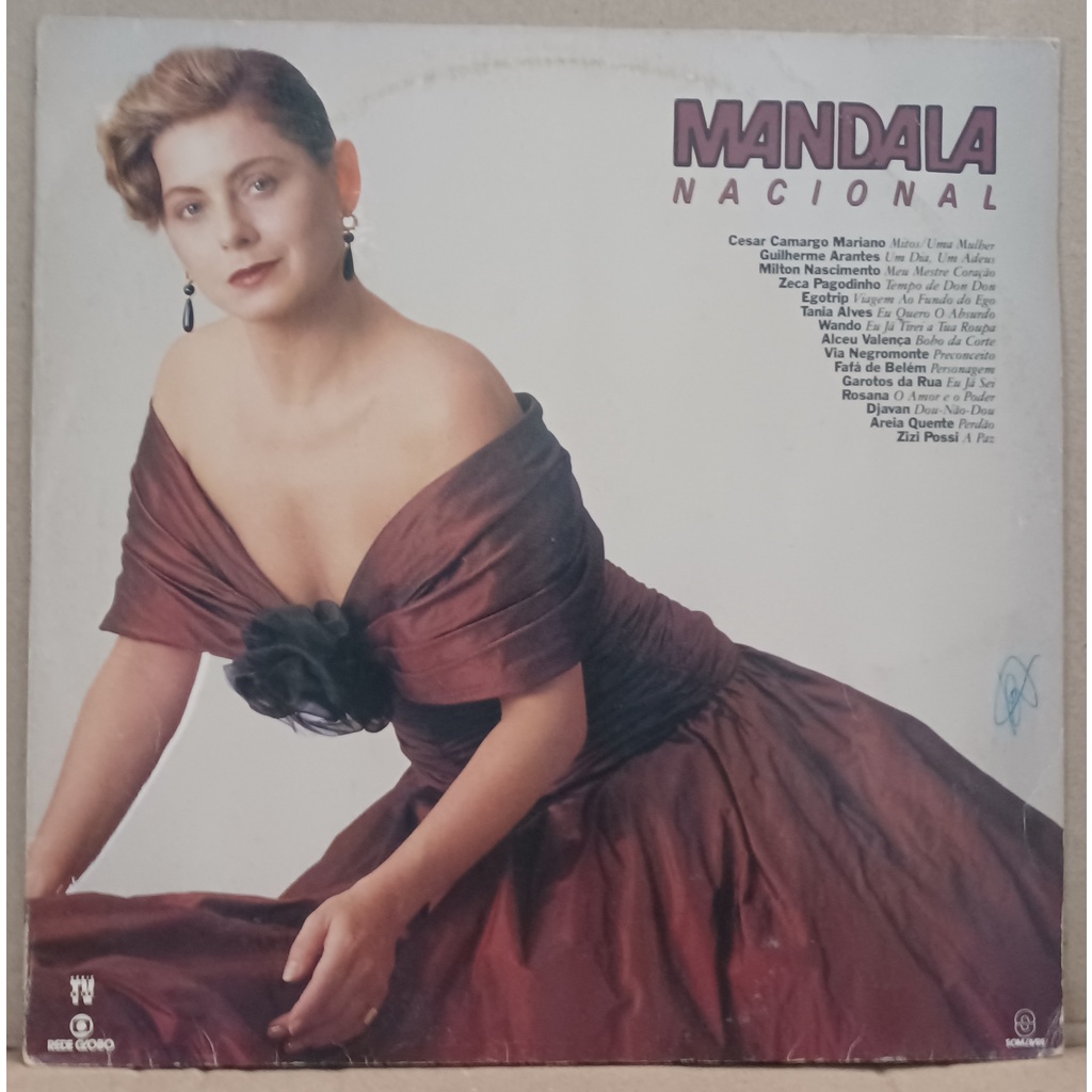LP Disco De Vinil Mandala - Trilha Nacional Da Novela - LP Excelente Capa Muito Boa Ler Descrição