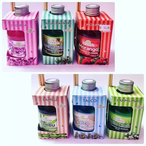 Aromatizante Difusor de Ambiente 280 ml Aromatizador Lavanda - Bambu - Erva Doce
