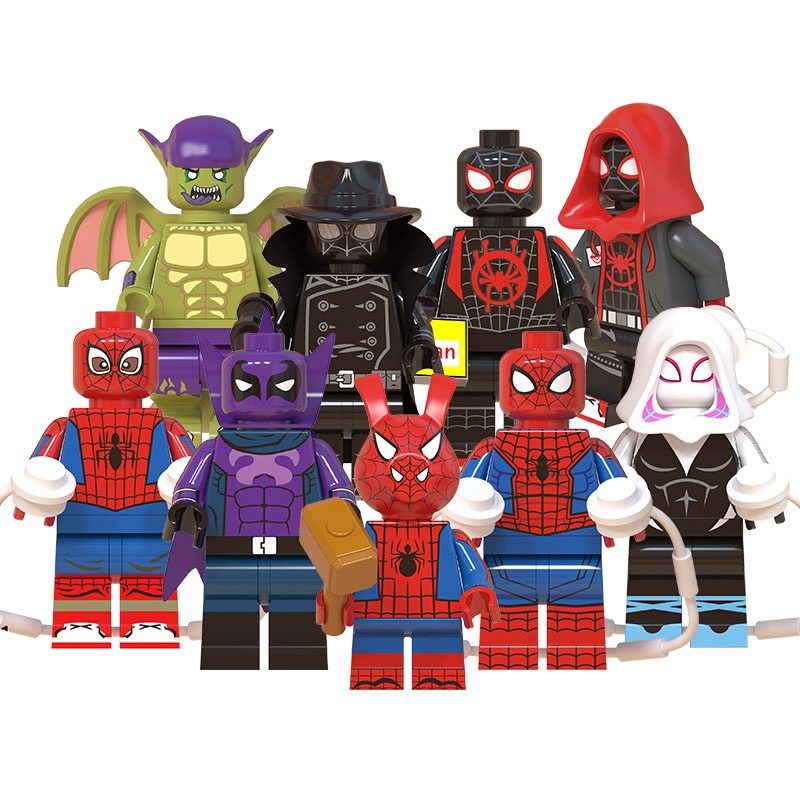 Gwen Stacy Green Goblin Blocos De Construção Aranha Heróis Mini Figuras Brinquedos Presente