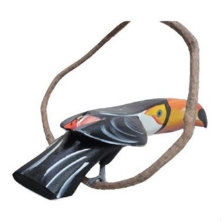 Tucano De Galho P - Madeira - Passaro Artesanato Jardim Churrasqueira em Oferta na Shopee