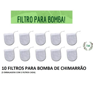 Filtro Para Bomba de Chimarrão e Tereré - Camisinha para Bomba de Chimarrão -  10 Unidades em Oferta na Shopee
