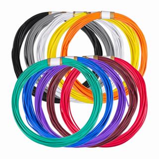 Kit 50 Metros Cabinho Colorido 0,50mm² em Oferta na Shopee