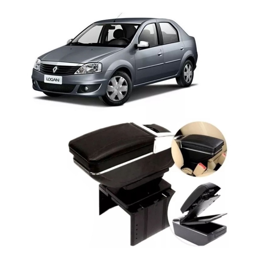 Console Encosto Apoio De Braço Porta Objeto Copo Descanso Logan em Oferta na Shopee