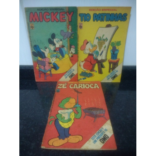 Lote 3 Hq Omo Tio Patinhas Mickey Zé Carioca Abril Rjhm — R$ 349,99 em Shopee