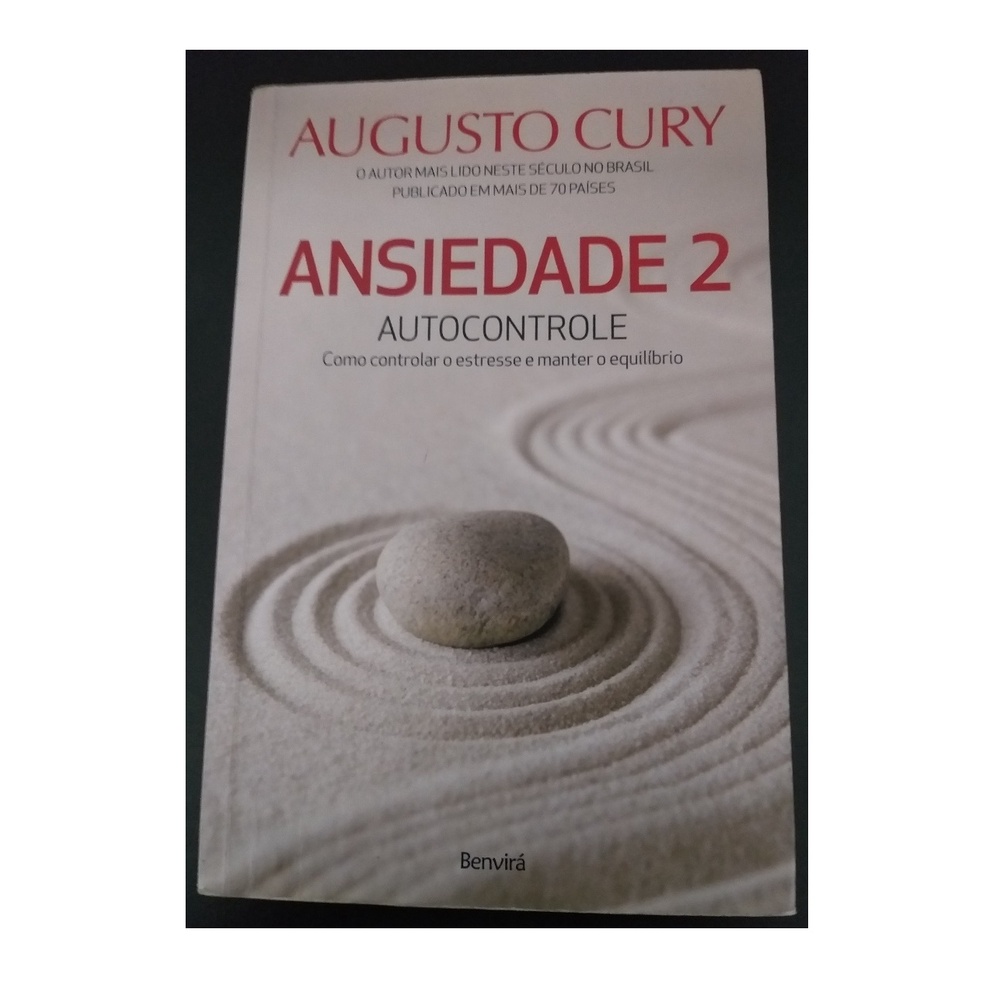 Livro Ansiedade 2 Autocontrole De Augusto Cury Shopee Brasil 2306