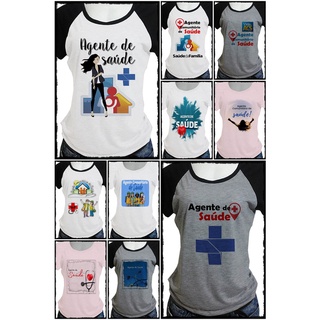 Camiseta Feminina T-Shirt Agente de Saude Camunitario Top4