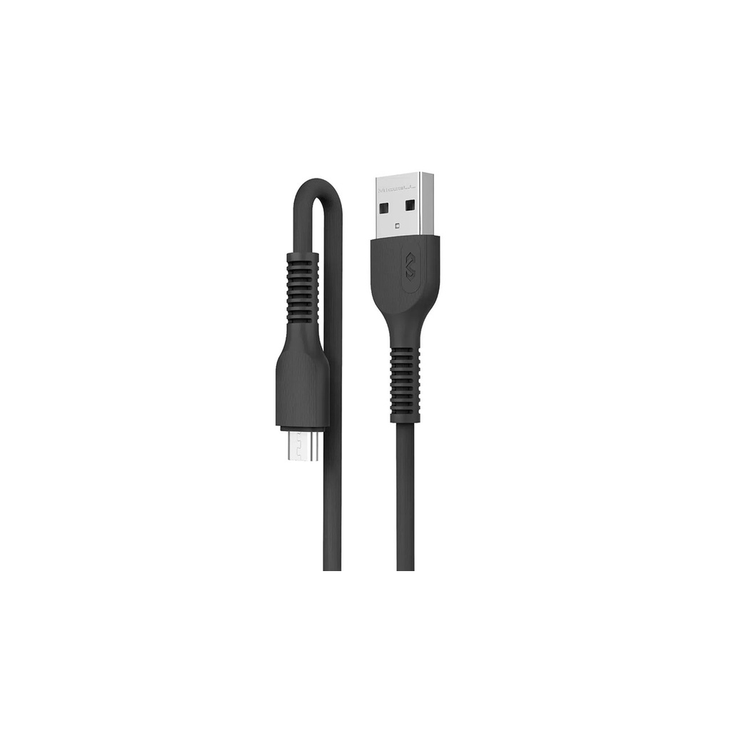 Cabo Micro Usb Miccell Pvc 1M Preto - VQ-D88