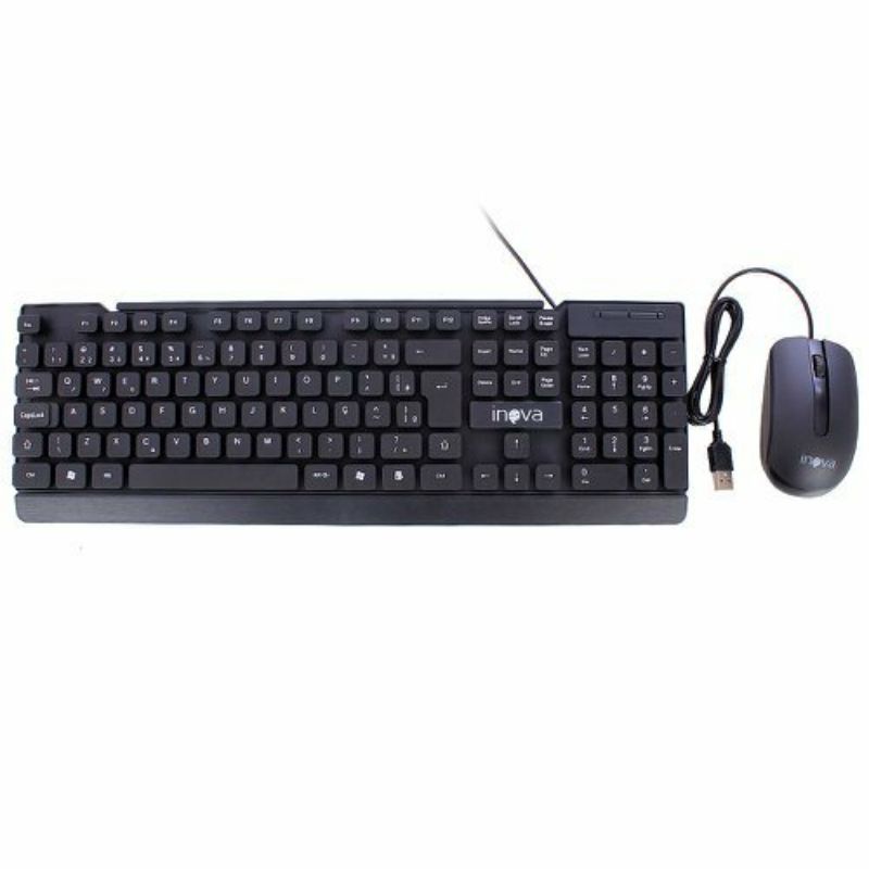 Teclado + Mouse USB 1200dpi 150mA 5V | Shopee Brasil
