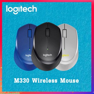 Mouse Óptico Sem Fio Logitech M330 1000DPI 2.4GHz Para Computador/Laptop/Escritório/Casa