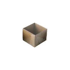 Caixa 1 Doce 4,5x4,5x3,5cm Kraft 10un - Assk Rizzo