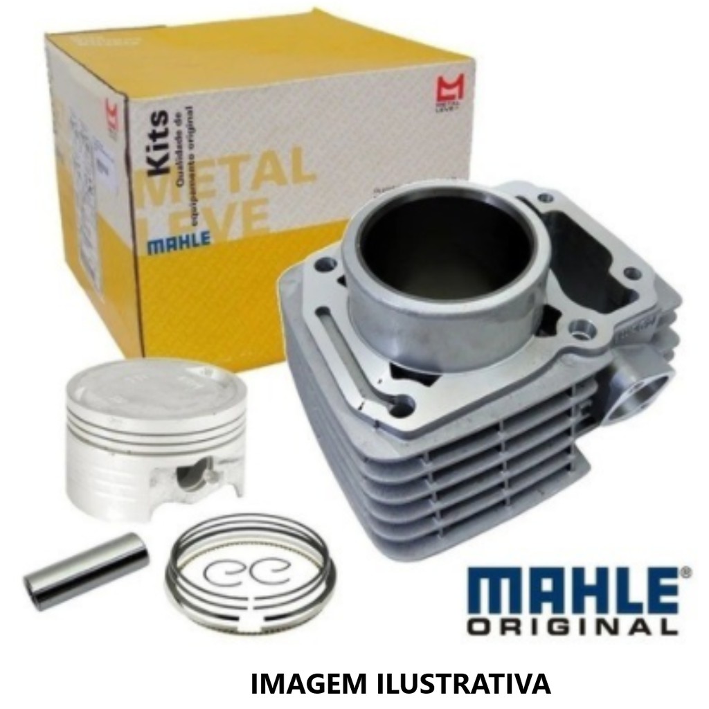 Kit Cilindro Motor Completo Pistão Anel Cg Titan Fan 125 NXR Bros 125