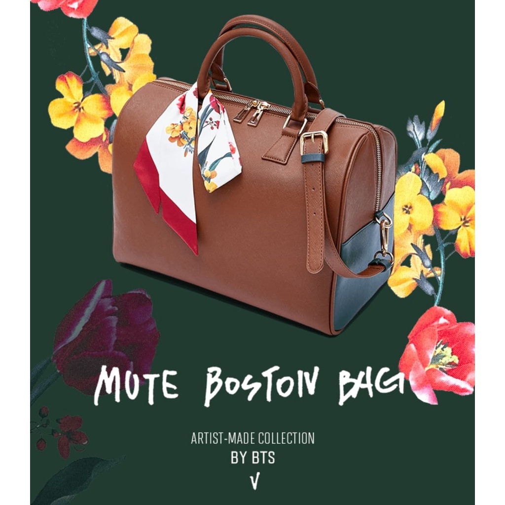 無料配達 V 新品 BTS テテ MUTE BOSTON ブランド BAG MUTEボストン