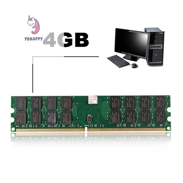 4gb DDR2 Ram Bộ Nhớ 800Mhz 1.8V PC2 6400 DIMM 240 Chân Cho AMD Bo Mạch