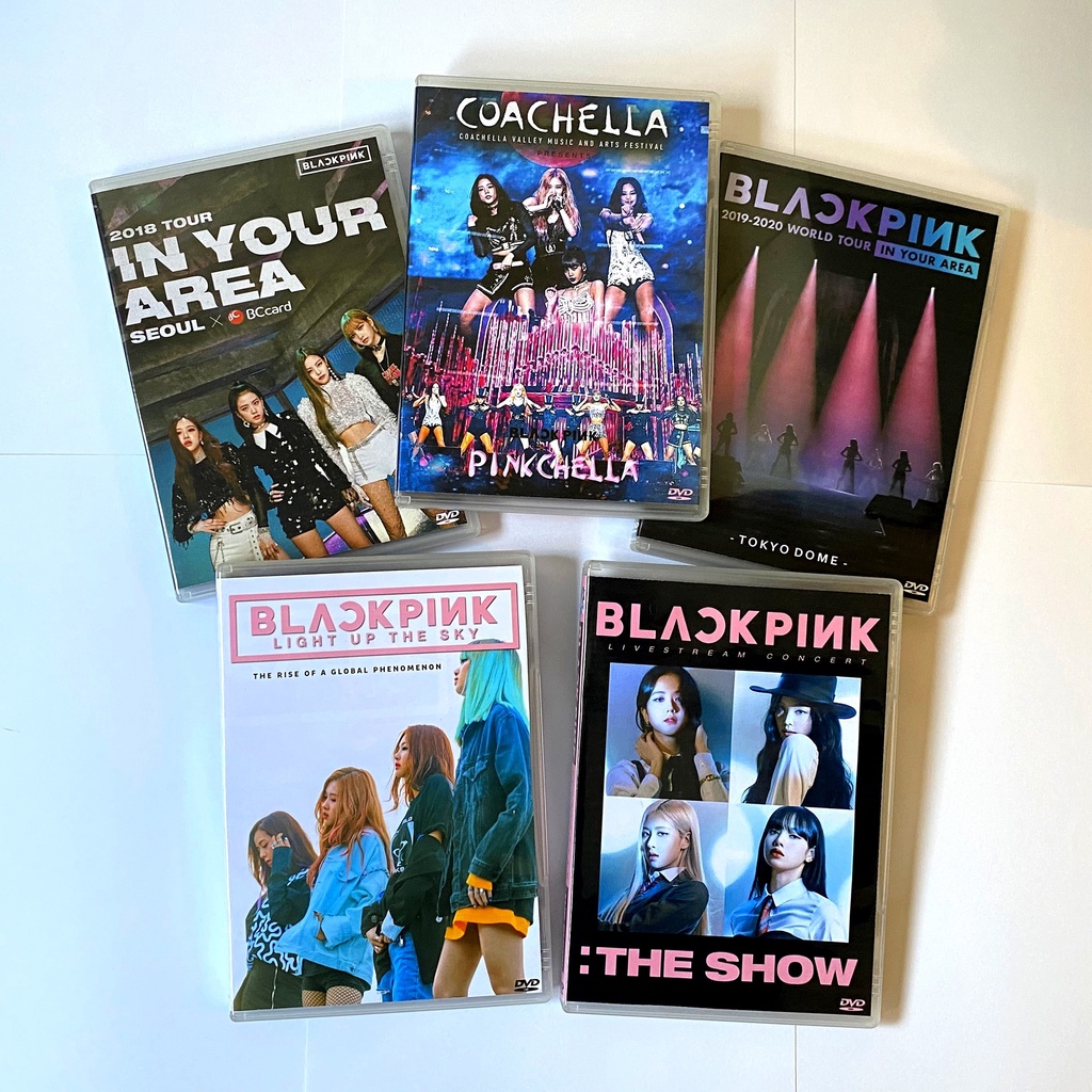 DVD BLACKPINK In Your Area Seoul BLACKPINK Coachella Tokyo Dome The Show Live Stream BLACKPINK Light Up The Sky 2020