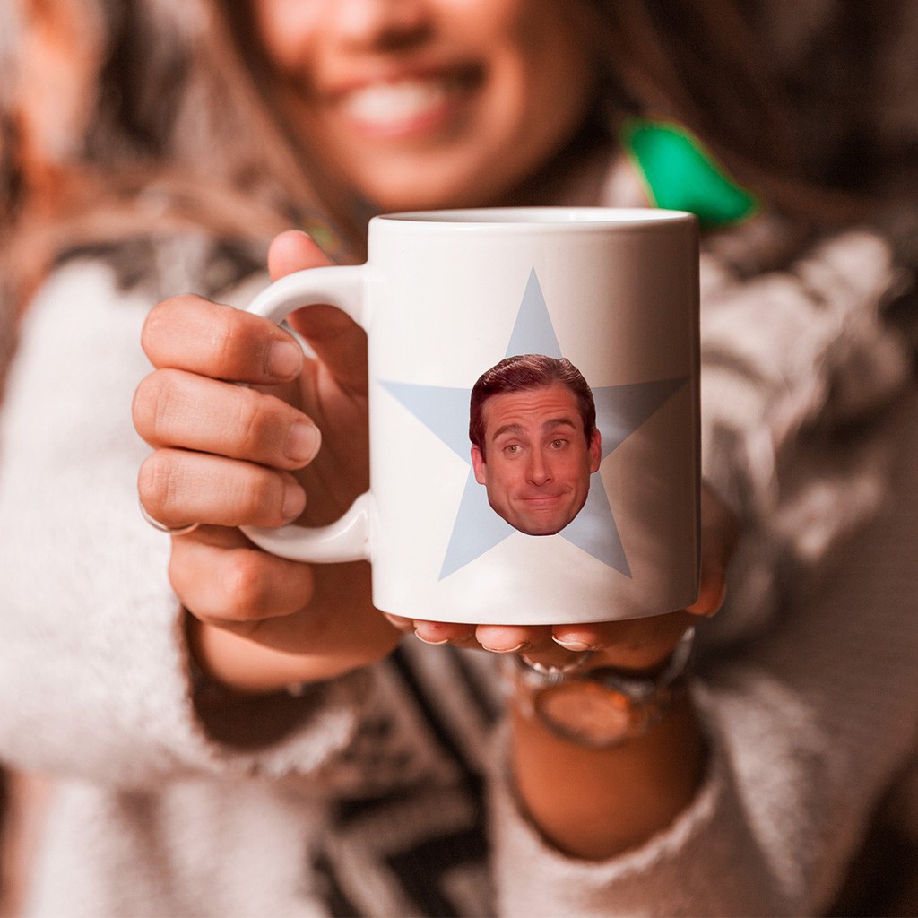 Caneca Star Michael Scott The office Dunder Mifflin Cerâmica