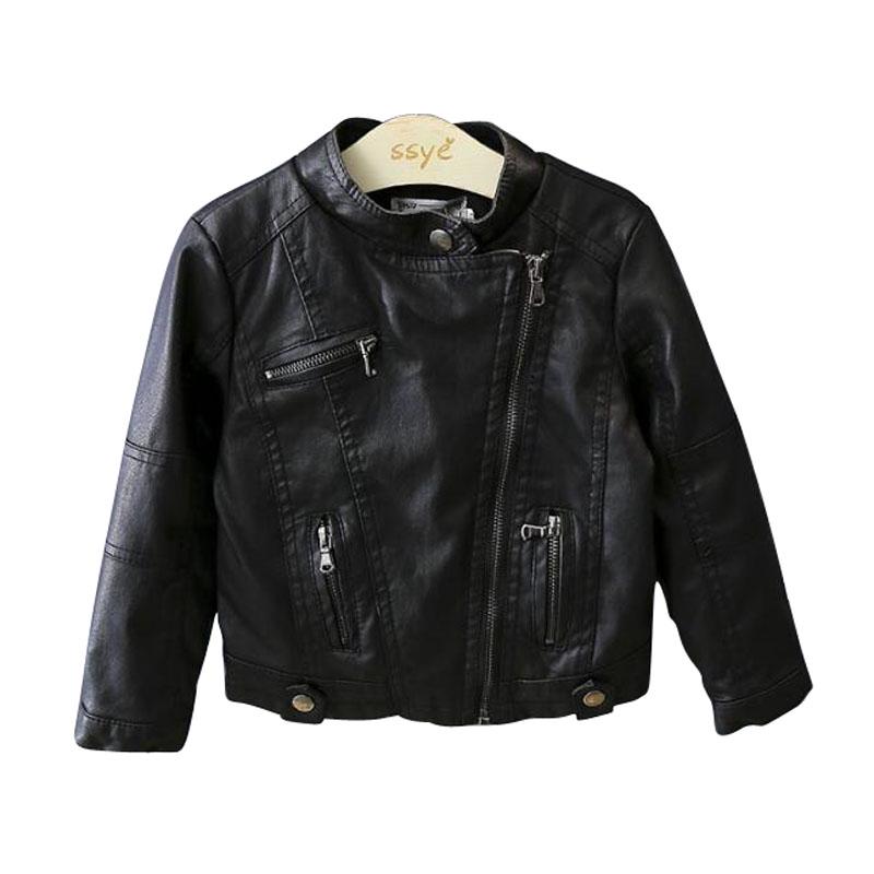 jaqueta de couro para criança