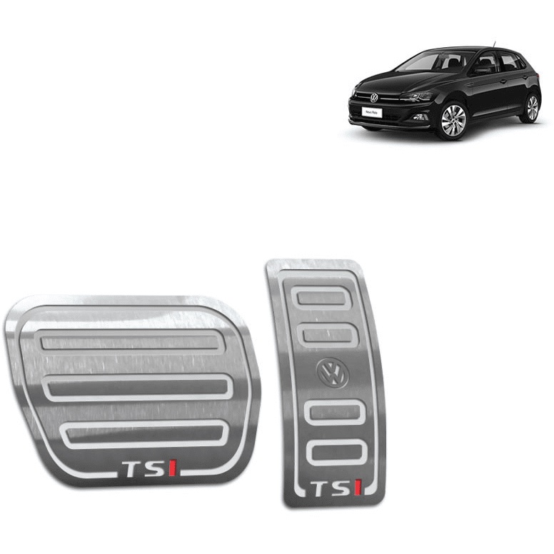 Pedaleira Polo TSI 18/.. Automático Aço Inox - Não fura o pedal em Oferta na Shopee
