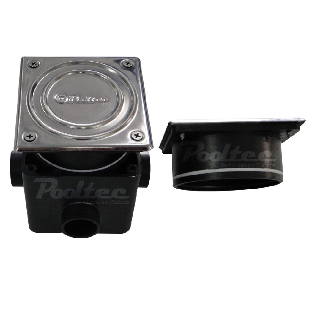 Caixa De Passagem Para Piscinas Com Prolongador E Guarnições em Oferta na Shopee