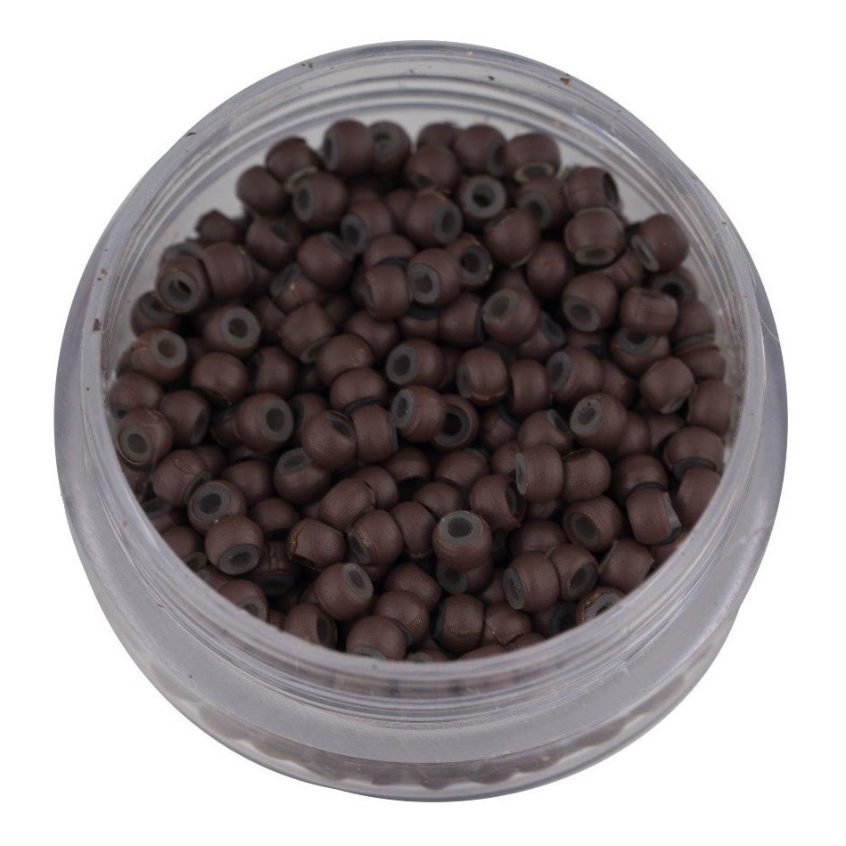 Microlinks Nano Com Silicone Mini 2,9mm 100pcs+alicate+agulh
