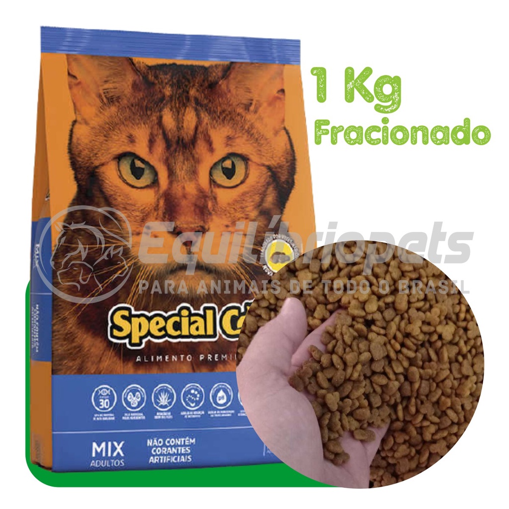 Ração p/ Gatos Special Cat Mix 1 kg Fracionado a Granel