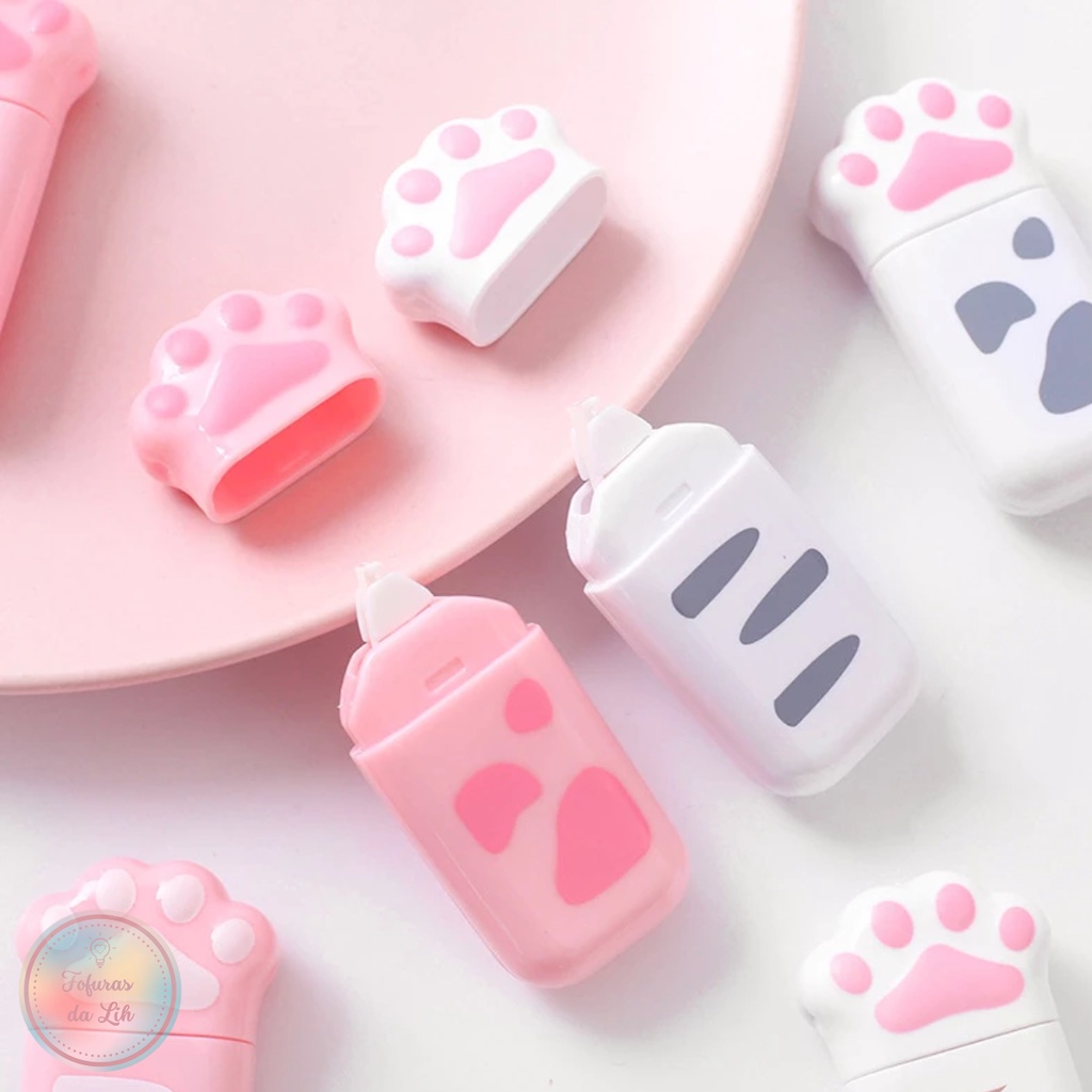 Fita Corretiva de Patinha de Gato / Corretivo em fita fofo