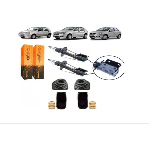 Par Amortecedor Dianteiro Cofap  Kit Batente Palio 2007 2008