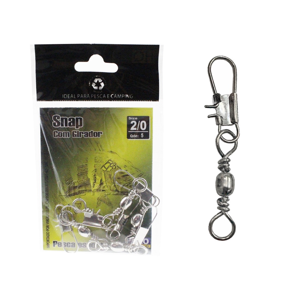 Snap com Girador Nº 2/0 Xingu - 5 Peças em Oferta na Shopee