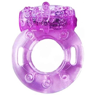 vibrador peniano anel pêniano com vibrador e estimulador de clitóris - prazer - SexShop