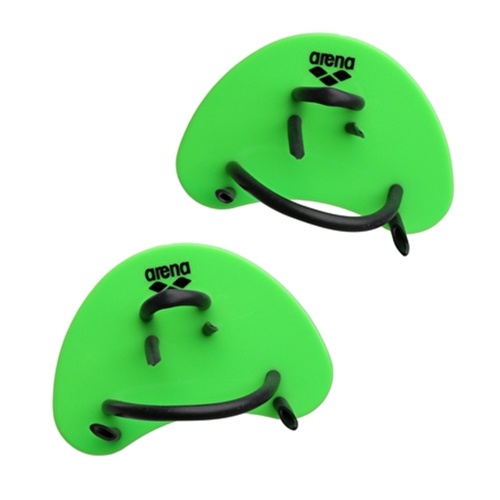 Palmar para Natação Elite Finger Paddle Arena Verde Limão/Preto