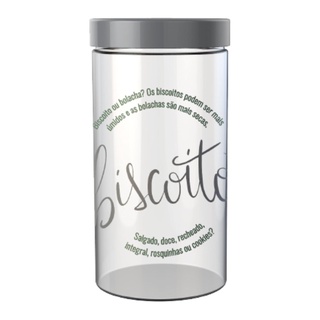 Pote Biscoito Bolacha com Tampa de Rosca Chef 1,8 Litros em Oferta na Shopee