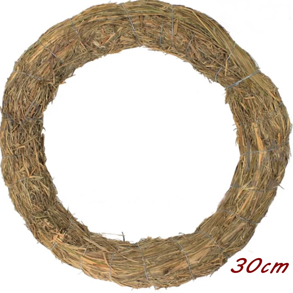 10 Aro de Guirlandas de Palha Aramada 30cm em Oferta na Shopee