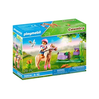 Playmobil Pônei Islandês Colecionável - Country - 70514