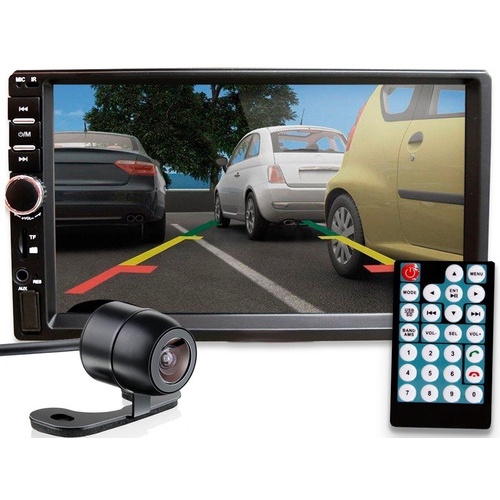 Central Multimidia 2din Mp5 Fm Usb + Camera De Ré Grátis