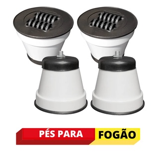 Pés De Fogão, Geladeira, Freezer Redondo Com Rodinhas - Universal