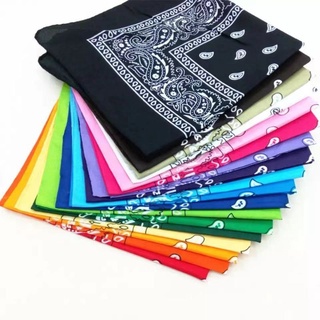 KIT 3/6 PECA Bandana Faixa Lenço Cabelo Moda Rock Pop Varias Cores