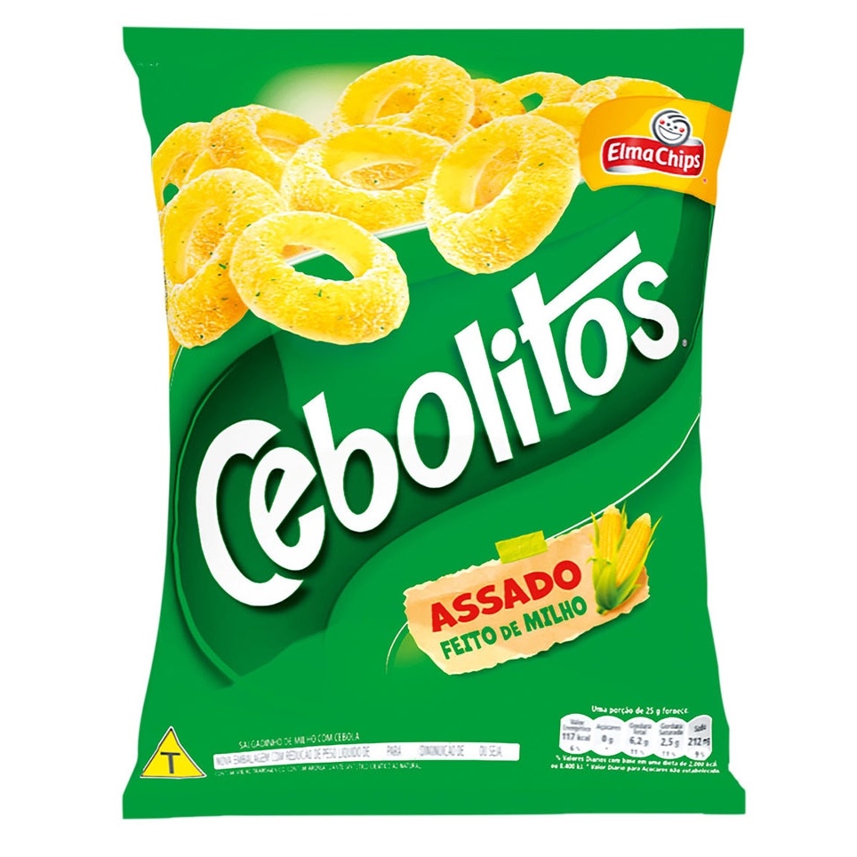 Salgadinho Cebolitos Elma Chips Kit C Unidades G Shopee Brasil