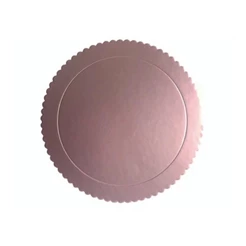 10 Cake board rose gold base laminada para bolos confeitaria Cakes Redondos 12, 15, 17, 20, 24,25, 28 CM (CHOCO )