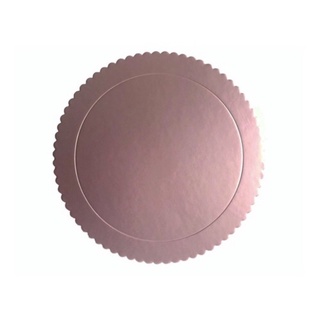 10 Cake board rose gold base laminada para bolos doces confeitaria Cakes Redondos  cores dourado branco 12, 15, 17, 20, 24,25, 28 centímetros ( chocobraz )// em Oferta na Shopee