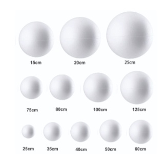 Bola De Isopor Maciça Tamanhos Diversos 5 e 10 Unidades 20mm 25mm 30mm ...