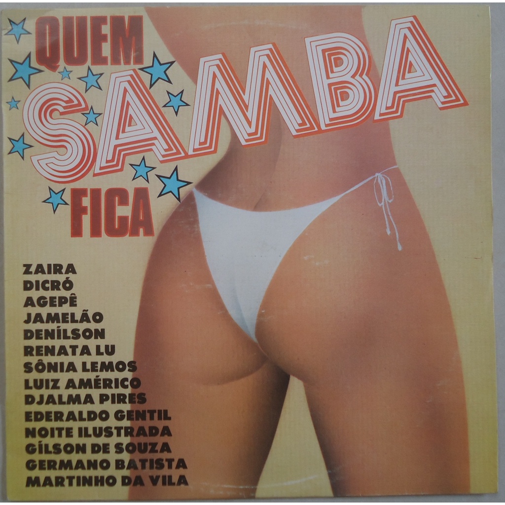 Lp Quem Samba Fica 1982, disco de vinil
