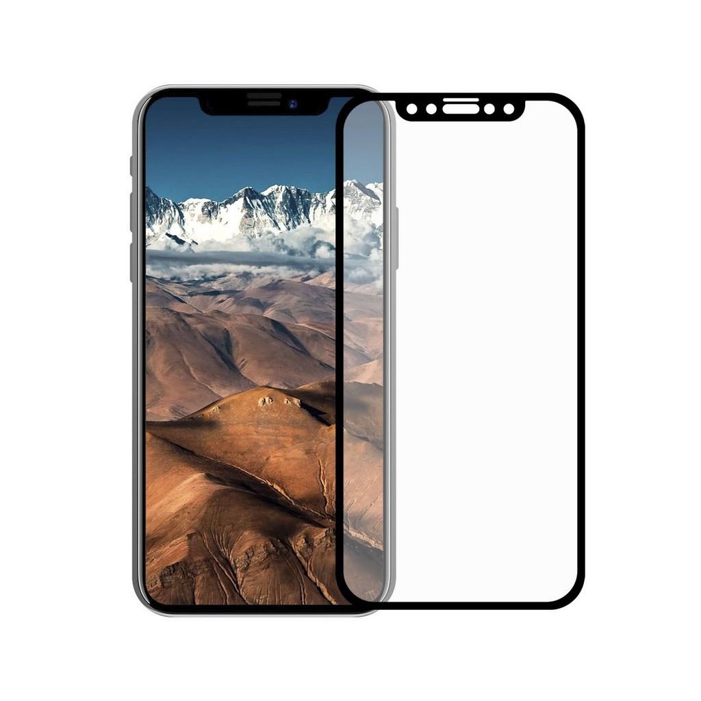 Película Coverage Color para iPhone X e XS - Preta - Gorila Shield (Cobre toda tela)