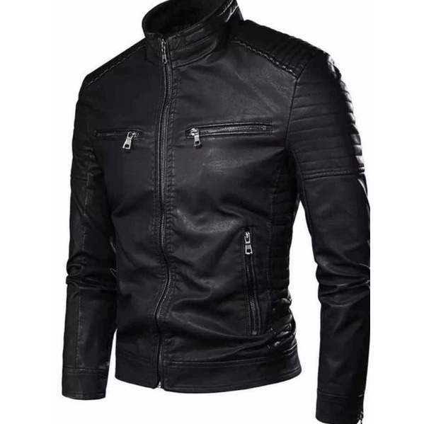 Jaqueta Couro Masculina Blusa Casaco Moderna Pronta Entrega Forrada em Oferta na Shopee