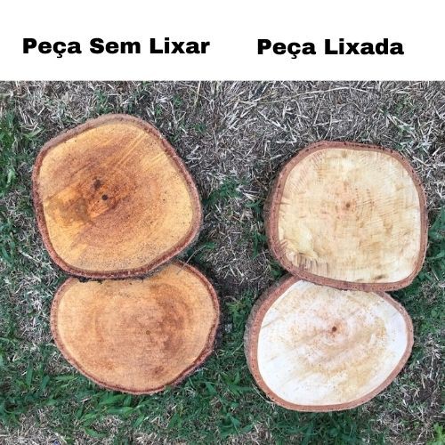 Bolacha de Madeira P/ Decoração de Casamento / De Plantas