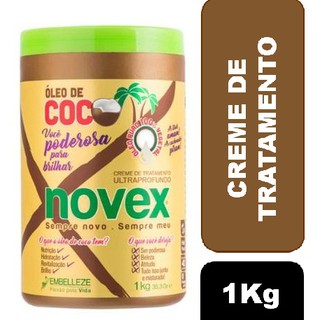 Creme de Tratamento 1Kg Novex Óleo de Coco