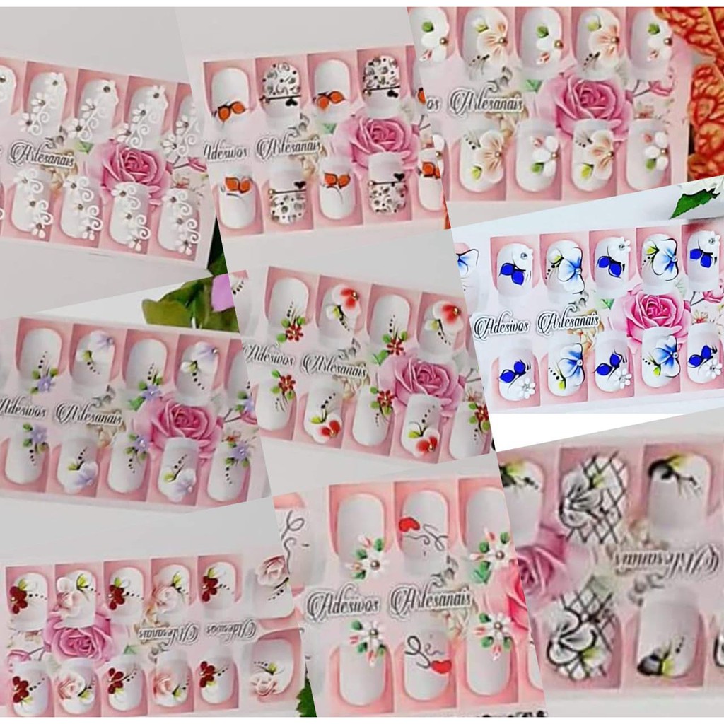 240 adesivos artesanal feito a mão - Sortidos em Oferta na Shopee