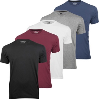 Kit 5 Camisetas Masculinas Básica Lisa Algodão Premium