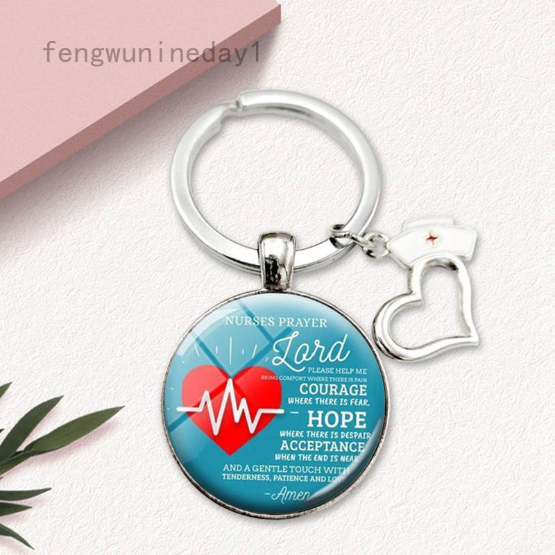 Dia Dos Namorados Medico Enfermeira Gem Tempo De Seco Chapeu Keychain Seringa Imagem Chaveiro Pingente Acessorios Shopee Brasil