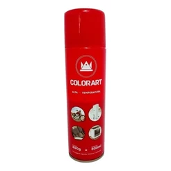 Tinta Spray Alta Temperatura Vermelho - 600oc- Colorart