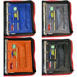 Estojo Para Fichário Pasta Escolar Universitário com 4 argolas em Oferta na Shopee