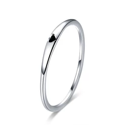 BAMOER LOVE Round Ring 925 Sterling Silver For Women & Couples Fashion Jewelry SCR468620